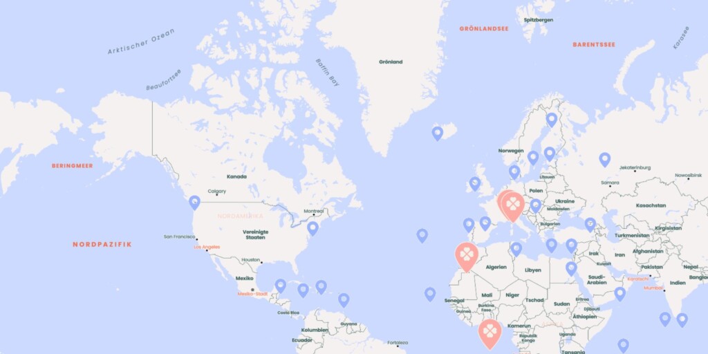 fairunterwegs Karte weltweit