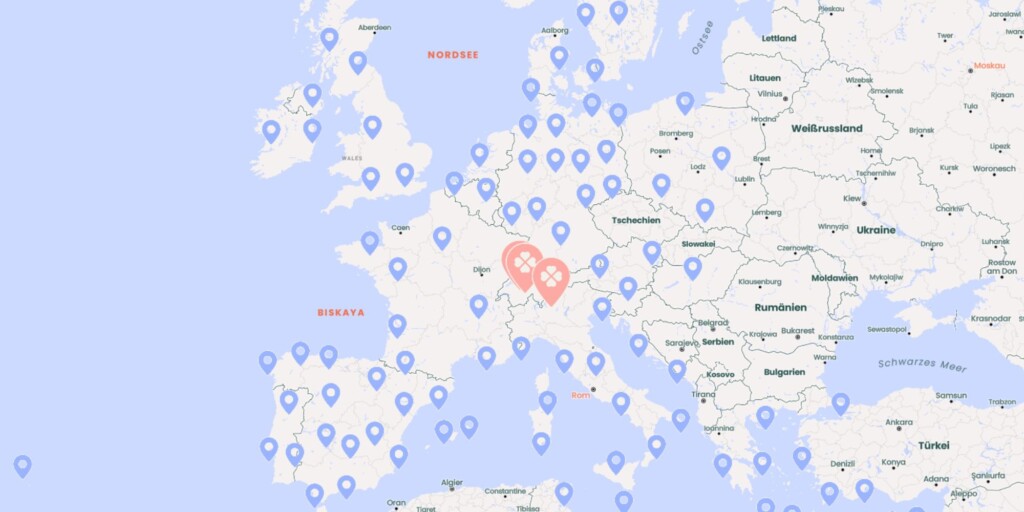 fairunterwegs Karte Europa